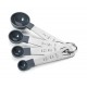 Set DE 4 cucharas medidoras grey. Lacor 67037