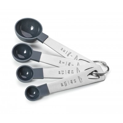 Set DE 4 cucharas medidoras grey. Lacor 67037