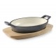Cacerola oval magma grey 217X15 cm. Lacor 25840