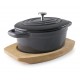 Cacerola oval magma grey 217X15 cm. Lacor 25840