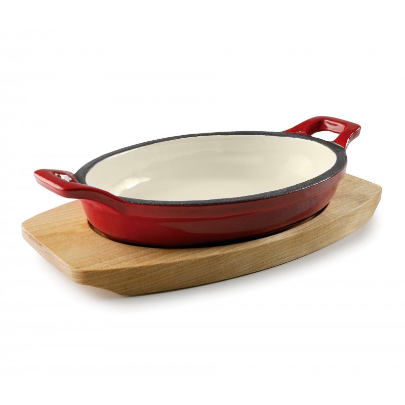 Cacerola oval magma red 217X15 cm. Lacor 25850