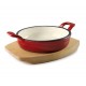 Cacerola redonda magma red D16 cm. Lacor 25858