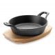Cacerola hierro fundido magma D18 cm. Lacor 25873