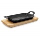 Mini grill rectang. magma 225X10X25 cm. Lacor 25874