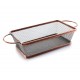 Cestillo rectang. bronce 21x11x6cm asas. Lacor 61065