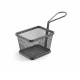 Cestillo cuadrado 12X10X9 cm black. Lacor 61152
