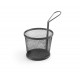 Cestillo redondo D12X10 cm black. Lacor 61153