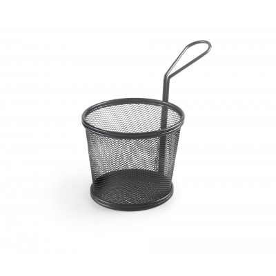 Cestillo redondo D12X10 cm black. Lacor 61153