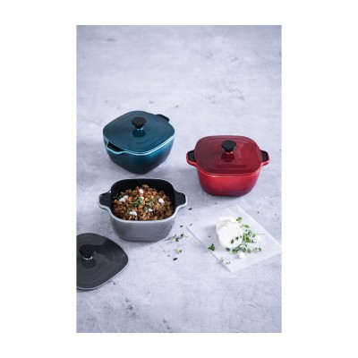 Mini cocotte serve blue. Lacor 63201