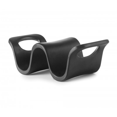 Soporte para 1-2 tacos melamina black. Lacor 63281