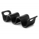 Soporte para 2-3 tacos melamina black. Lacor 63282