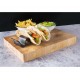Soporte para 2-3 tacos melamina black. Lacor 63282