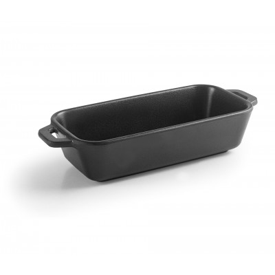 Mini-cocote melamina rectangular black. Lacor 63391