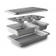 Set 5 moldes reposteria delize. Lacor 68461