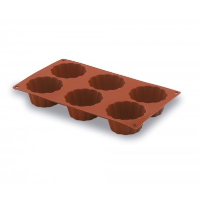 Molde individual silicona redondo 26 cms. Lacor 66738
