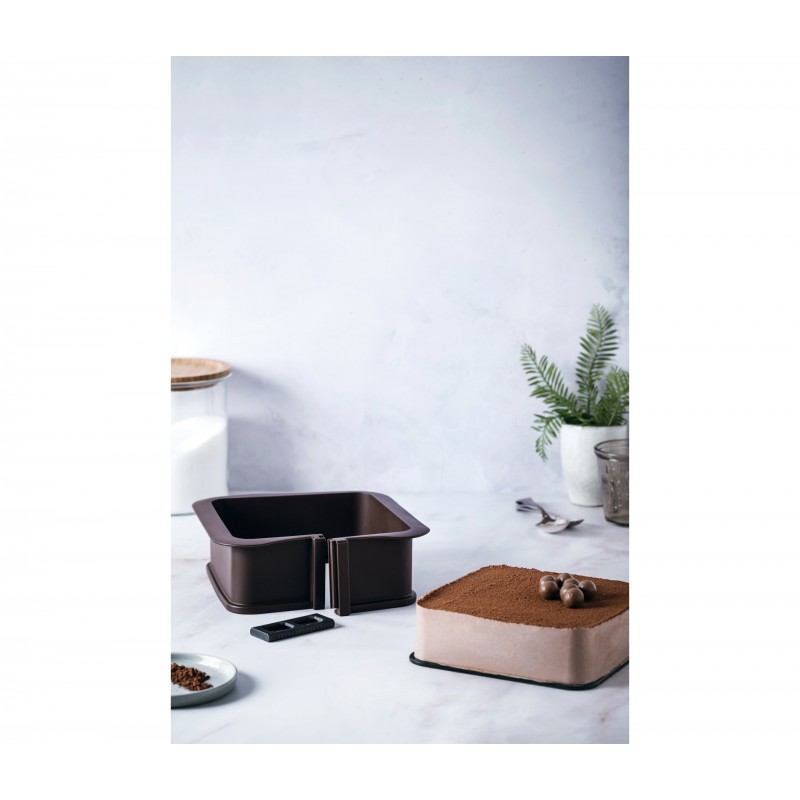 Molde desmontable cuadrado 18X18X7 cm. Lacor 66779