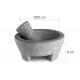 Mortero con mano DE granito 16X12 cms. Lacor 60515