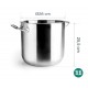 Olla sin tapa Ø28 cm gastro. Lacor 16128