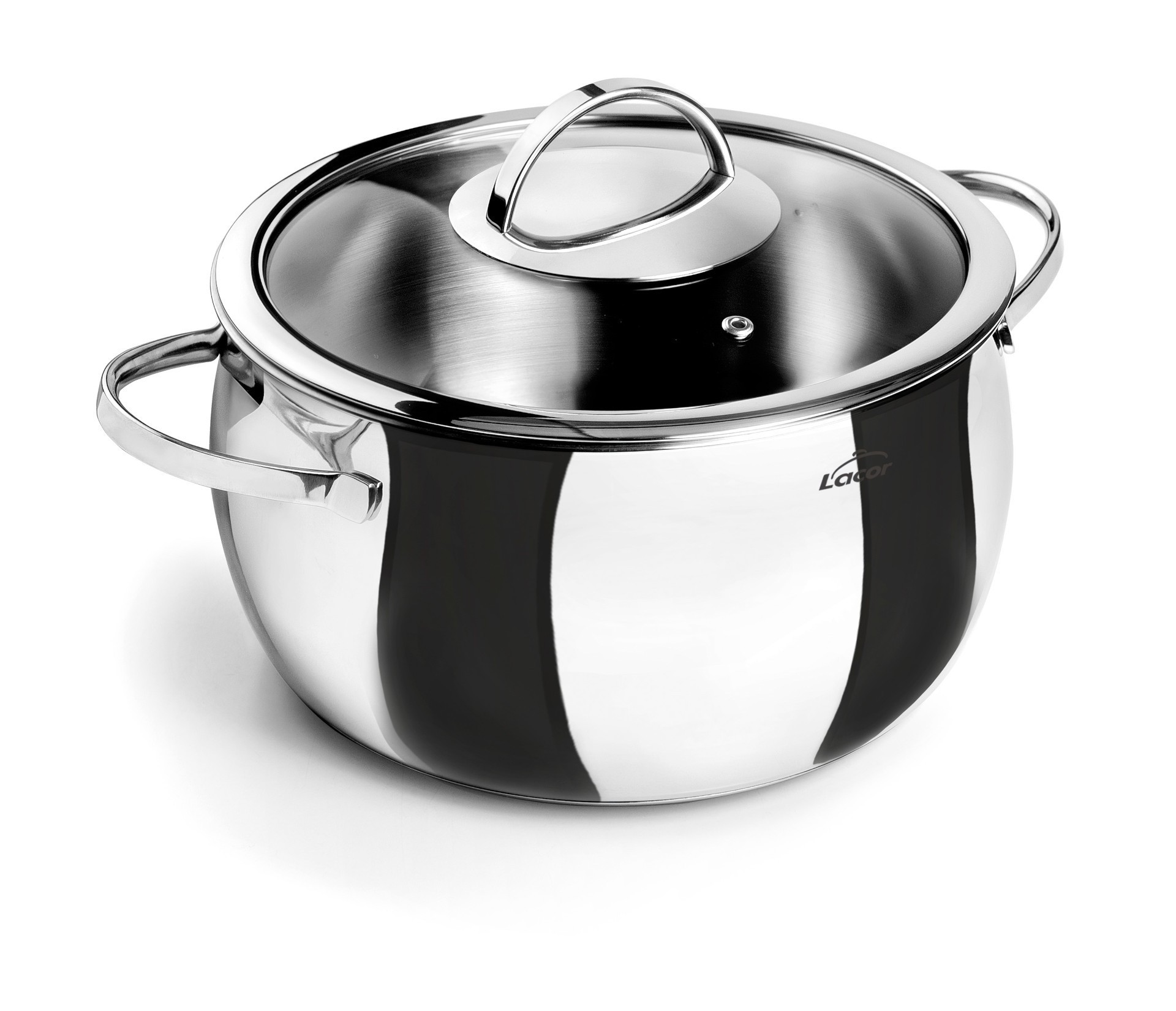 Olla con tapa belly 28 cm.. Lacor 79128