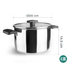Olla rec20 caliza. Lacor 80120