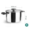 Olla rec28 caliza. Lacor 80128