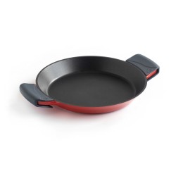 Paellera alum. fundido cocotte roja 32CM. Lacor 25932