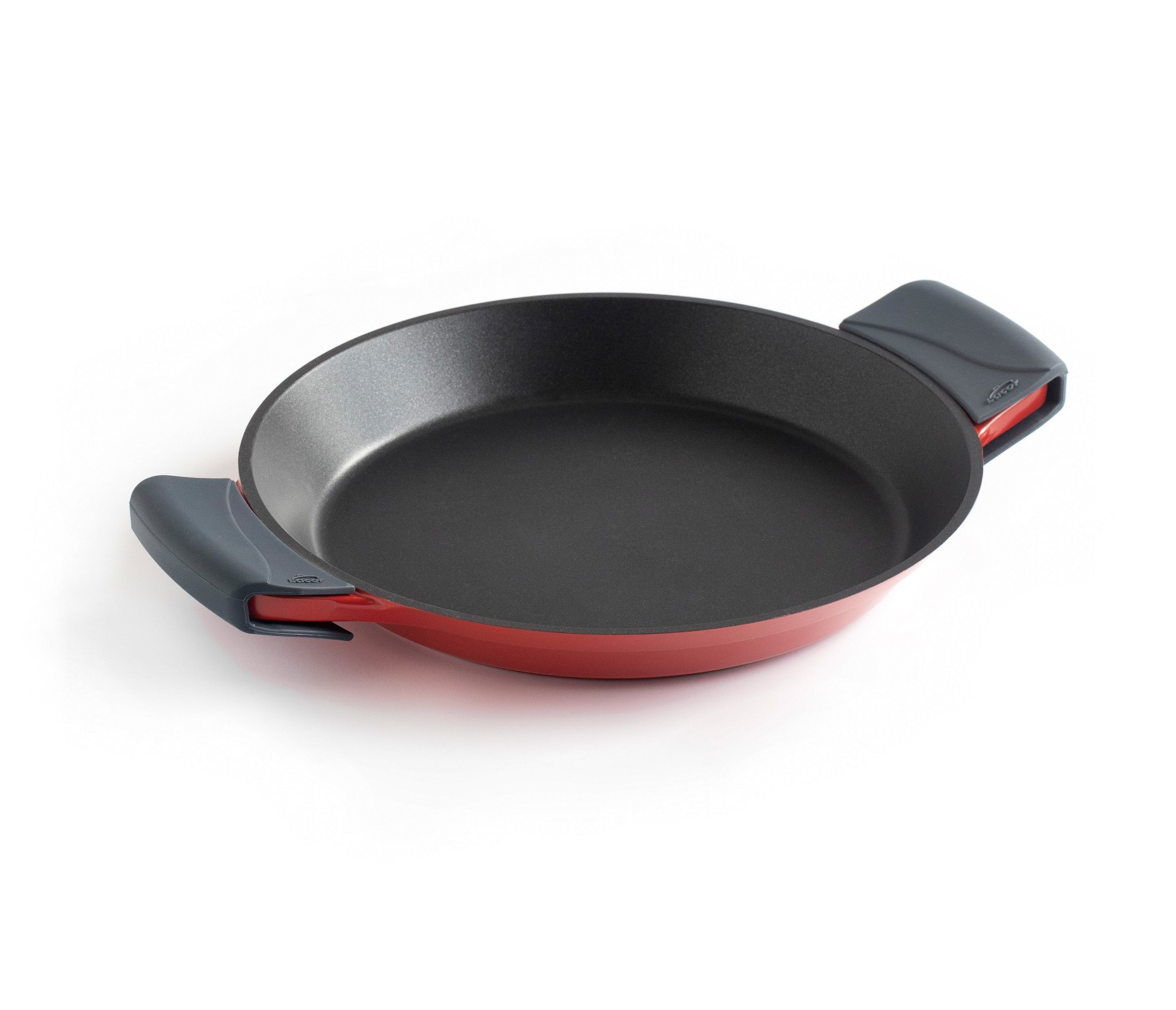 Paellera alum. fundido cocotte roja 32CM. Lacor 25932
