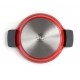 Paellera alum. fundido cocotte roja 36CM. Lacor 25936