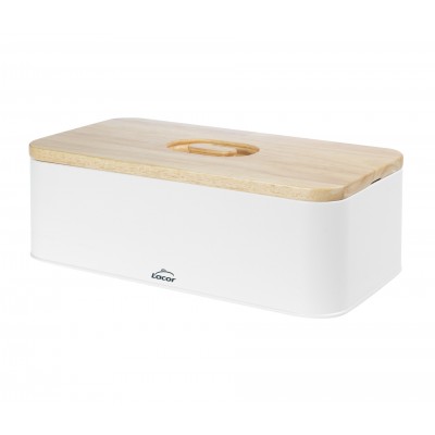 Panera tapa madera ranur. 42x225x125cm. Lacor 62869