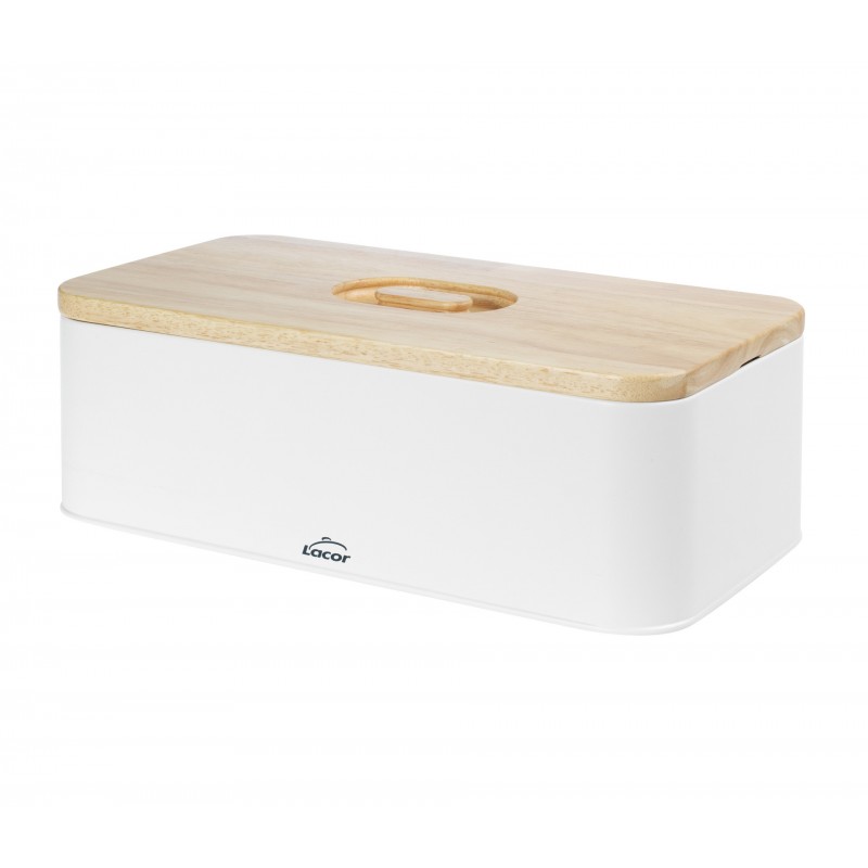 Panera tapa madera ranur. 42x225x125cm. Lacor 62869