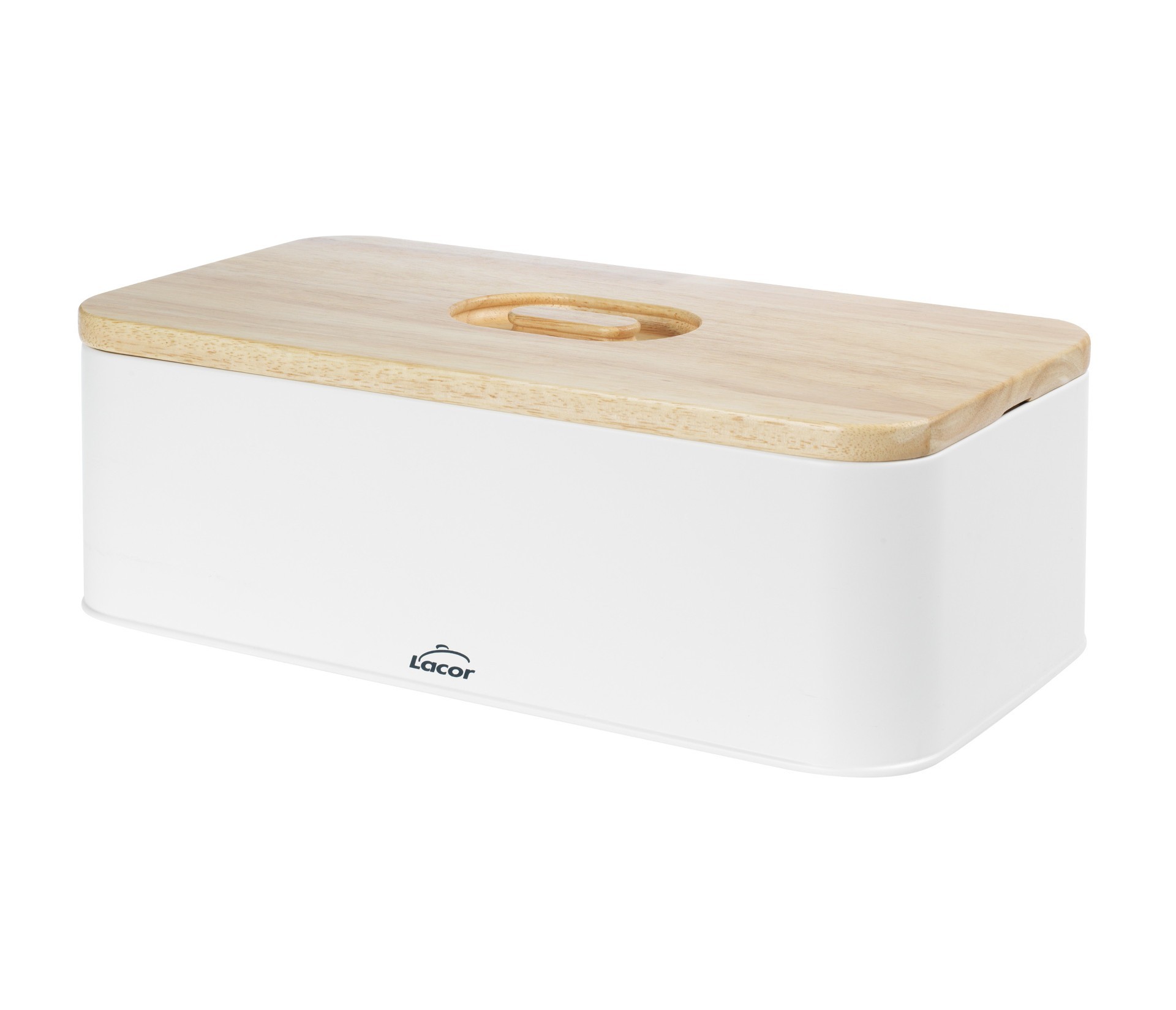 Panera tapa madera ranur. 42x225x125cm. Lacor 62869