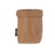 Panera papel lavable marrón 10X10X25 cm. Lacor 63476