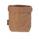 Panera papel lavable marrón 12X12X25 cm. Lacor 63477