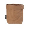 Panera papel lavable marrón 12X12X25 cm. Lacor 63477