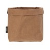 Panera papel lavable marrón 15X15X25 cm. Lacor 63478