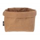Panera papel lavable marrón 20X20X33 cm. Lacor 63479
