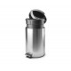 Papelera inox cpedal Y cubo 5 ltos. Lacor 63305