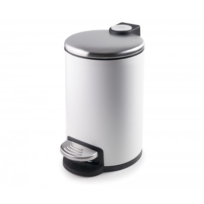 Papelera DE reciclaje 3L blanca. Lacor 63307