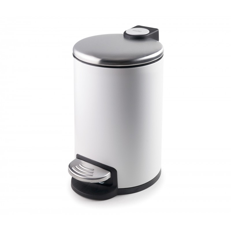 Papelera DE reciclaje 3L blanca. Lacor 63307