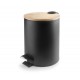 Papelera DE reciclaje 5L black. Lacor 63335