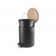 Papelera DE reciclaje 5L black. Lacor 63335