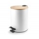 Papelera DE reciclaje 5L white. Lacor 63355
