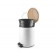 Papelera DE reciclaje 5L white. Lacor 63355