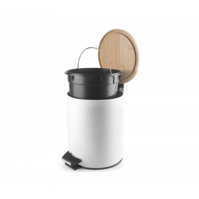 Papelera DE reciclaje 5L white. Lacor 63355