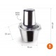 Picadora electrica inox 2L. Lacor 69544