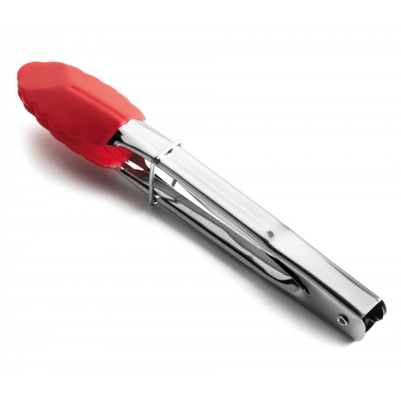 Pinza silicona roja 18 cms. Lacor 64433