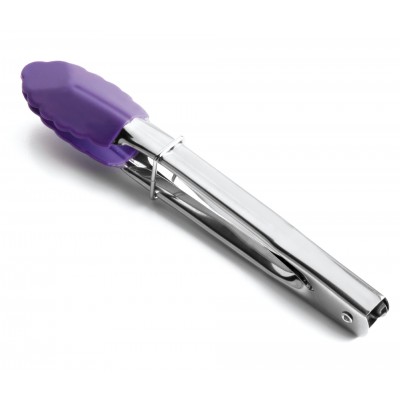 Pinza silicona morada 18 cms. Lacor 64439