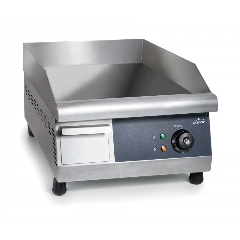 Placa grill profesional 3 KW 40X40 cm. Lacor 69379