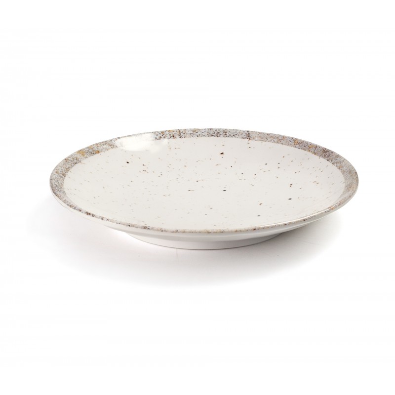 Plato redondo "earth" melam d215x32cm. Lacor 63843