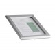 Porta menu exterior A4 aluminio. Lacor 39414